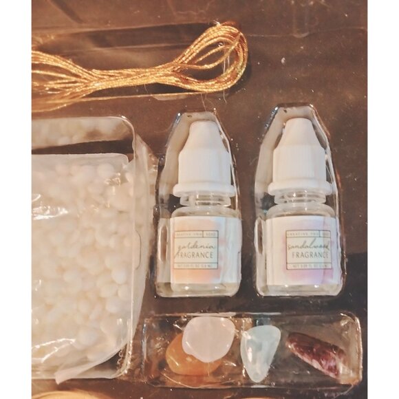 Create Your Own Crystal Candle Kit Fragrance Oils Soy Wax Chips - Picture 3 of 16